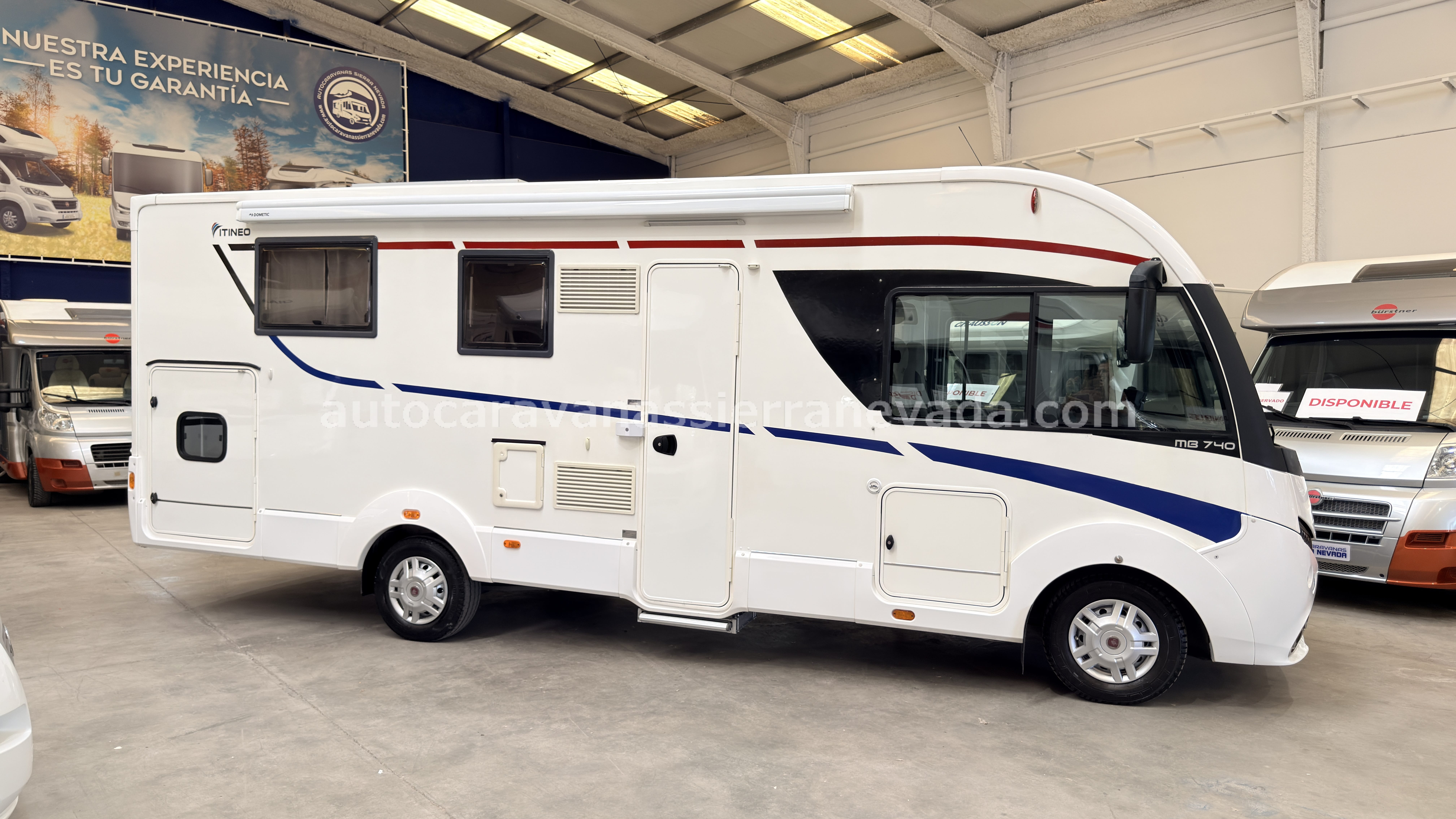 ITINEO MB740 E26/61 - autocaravana de segunda mano